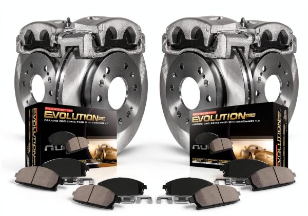 Power Stop KCOE873 Brake Pads for Cars Trucks-0