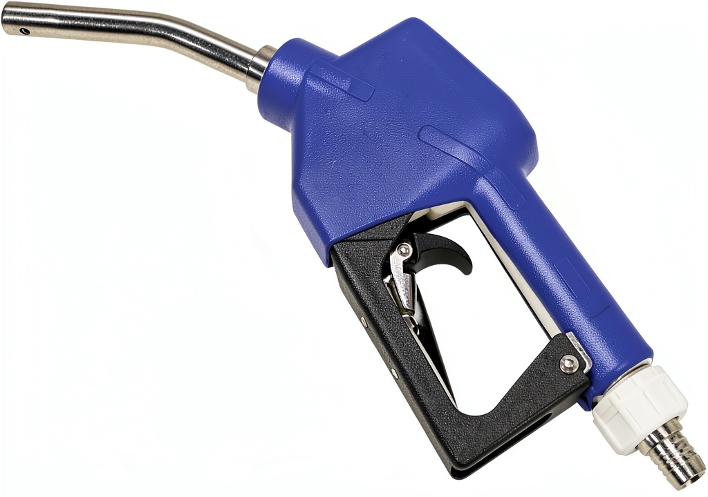 Installing Fibroxify Stainless Steel Fuel Nozzle for Automotive on a wooden workbench