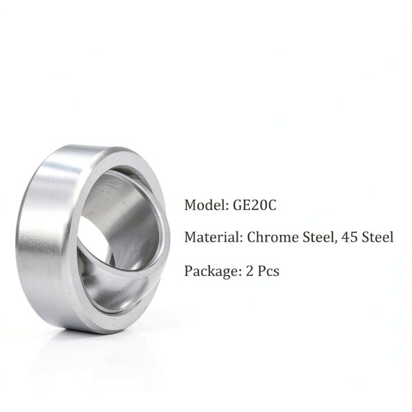 GE20C Spherical Plain Bearing Kozelo 2pcs 19.8 x 35 x 16 mm Steel-1