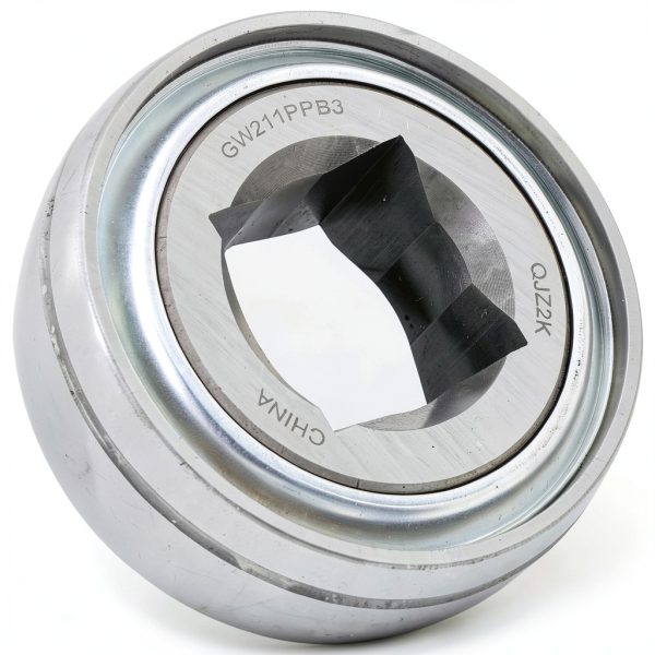 [2-Pack] GW211PPB3 - Agricultural Bearing - Disc Harrow Bearing - Square Bore: 1-1/2 in - Outer Diameter: 3.937 in Spherical - Width: 1.321 in-1