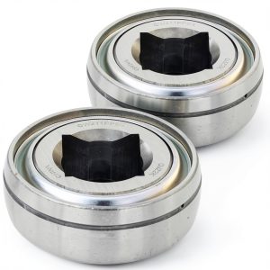 [2-Pack] GW211PPB3 - Agricultural Bearing - Disc Harrow Bearing - Square Bore: 1-1/2 in - Outer Diameter: 3.937 in Spherical - Width: 1.321 in-0