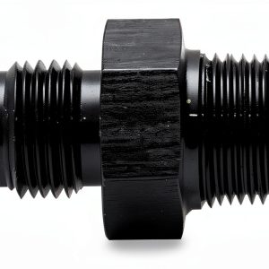 Vibrant Power 10133 Fitting Adapter 4 AN to 1/16 NPT Black Anodized-0